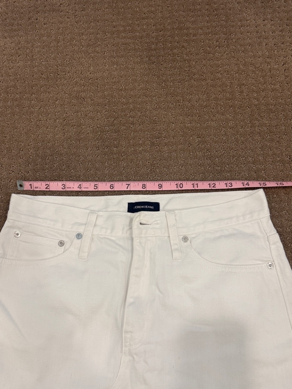 J. Crew White Denim Skirt - Picture 6 of 7